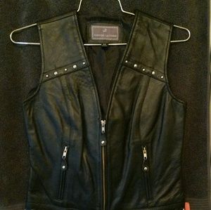 Kids leather vest